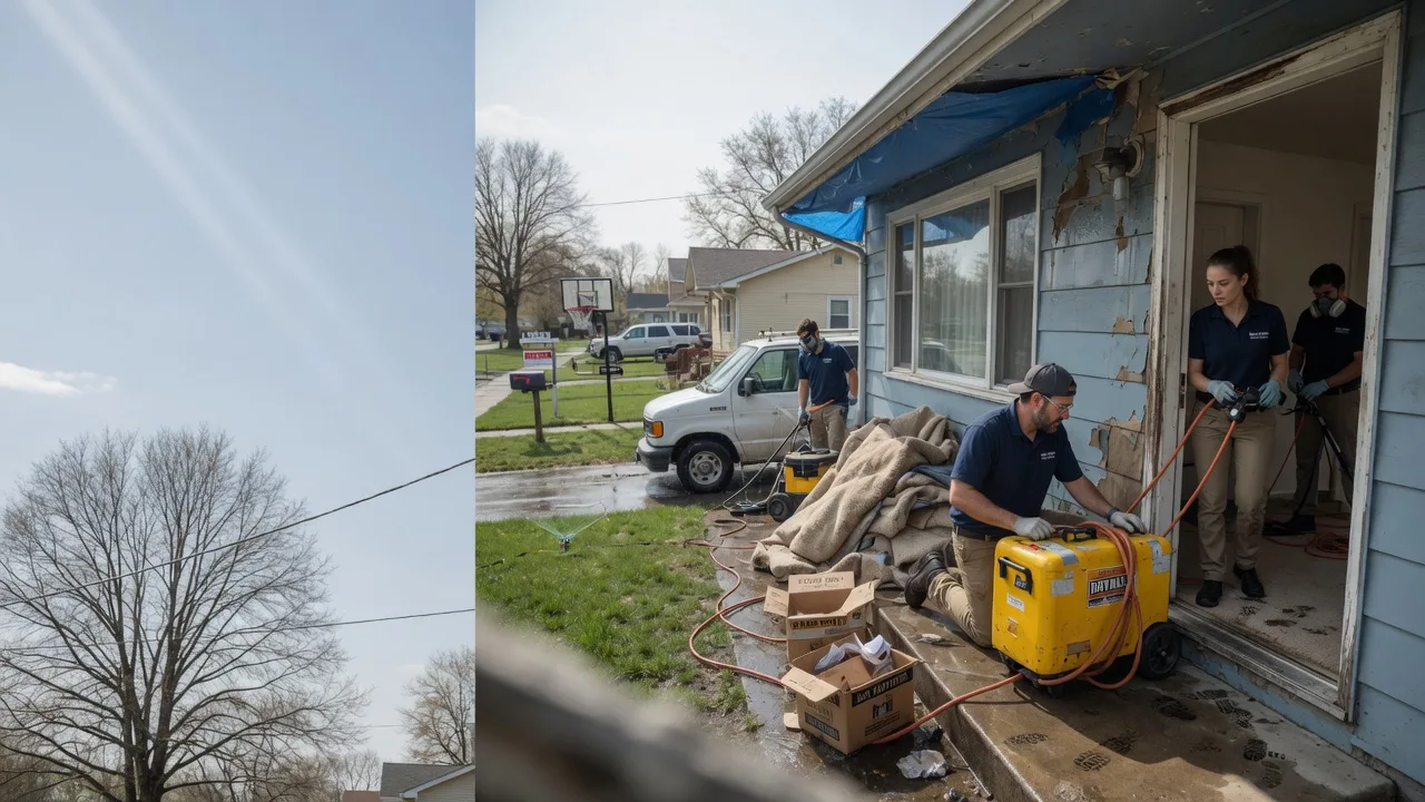 Basement Flood Cleanup in Points, WV near me